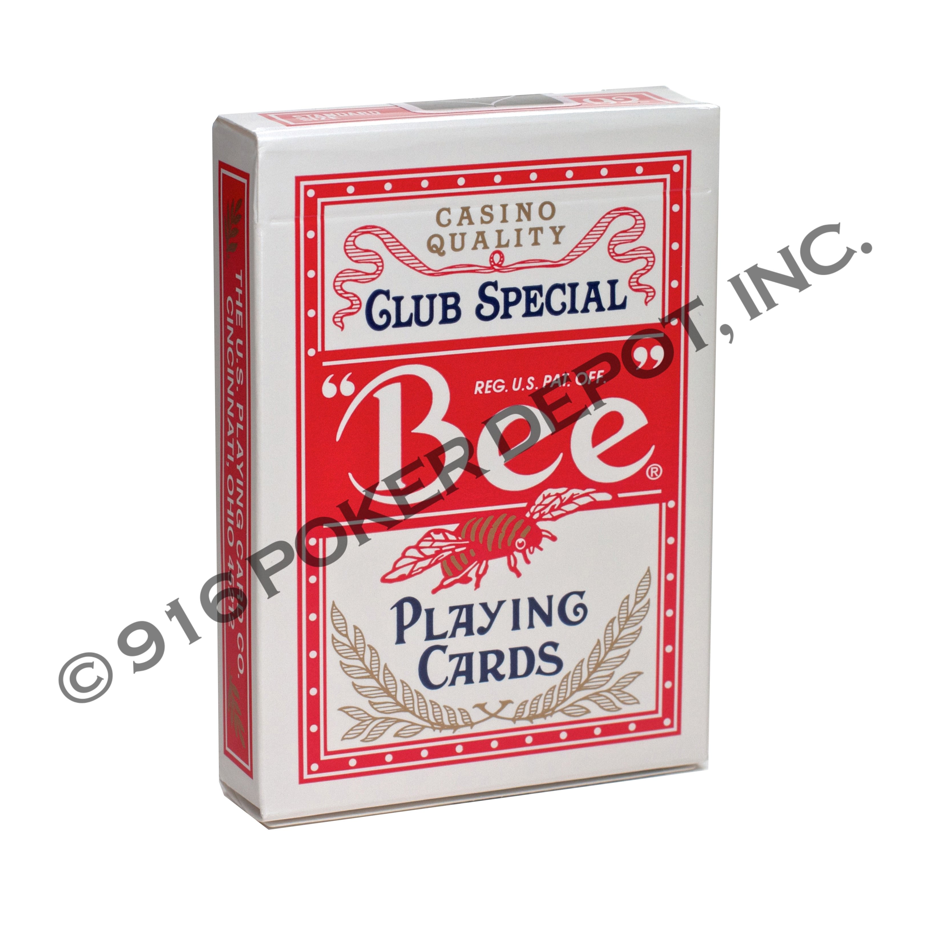 Bee poker playing cards