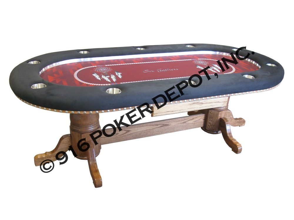 High Stakes Custom Poker Table with Chip Drawer