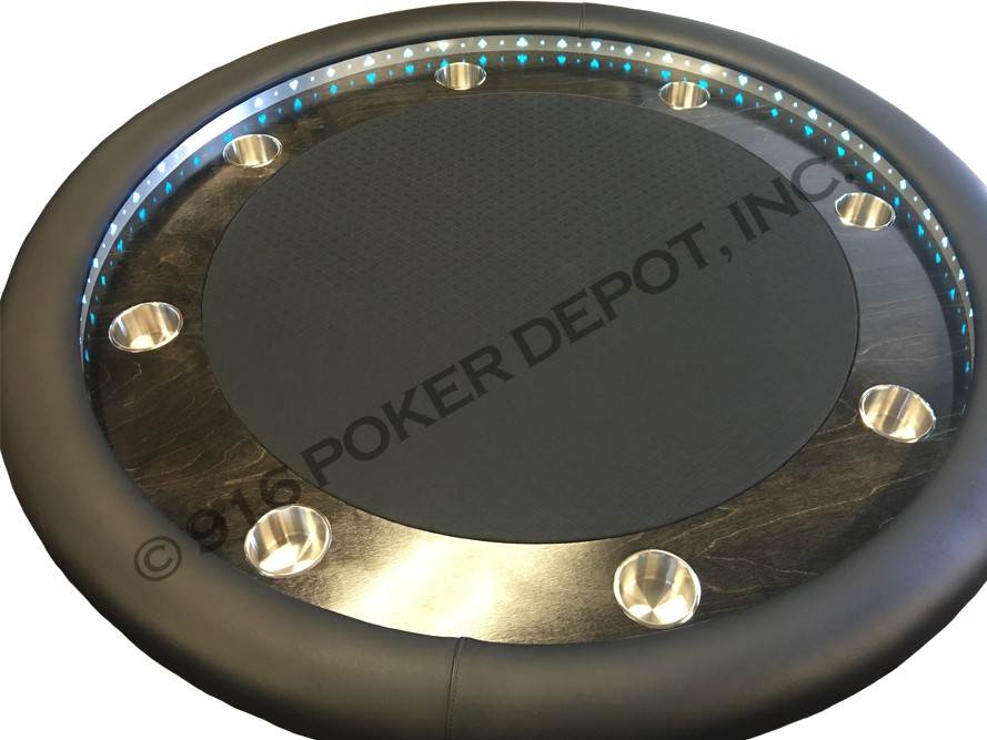 Rounders Elite LED Custom Poker Table with Dining Top