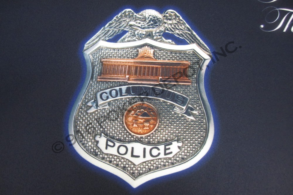 Police Officer Memorial High Stakes LED Poker Table 