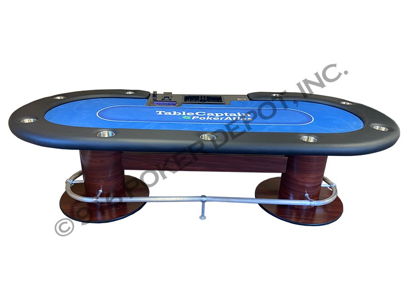 Solid Surface High Limit Texas Hold'em Poker Table 