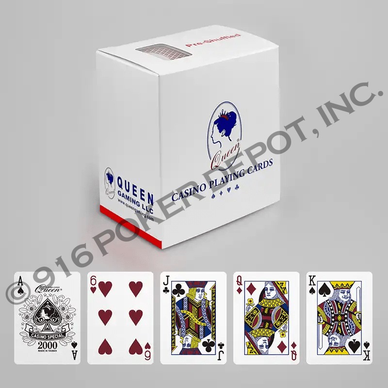 Paper Playing Cards Poker Size - Standard Index - 6 Decks Set Pre-shuffled