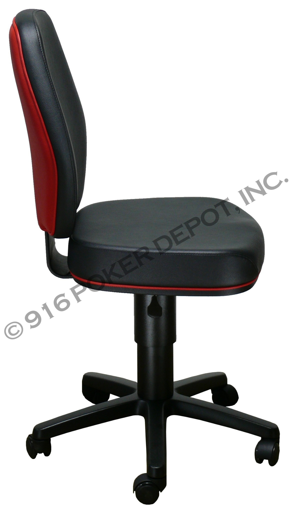 Side view of the chair